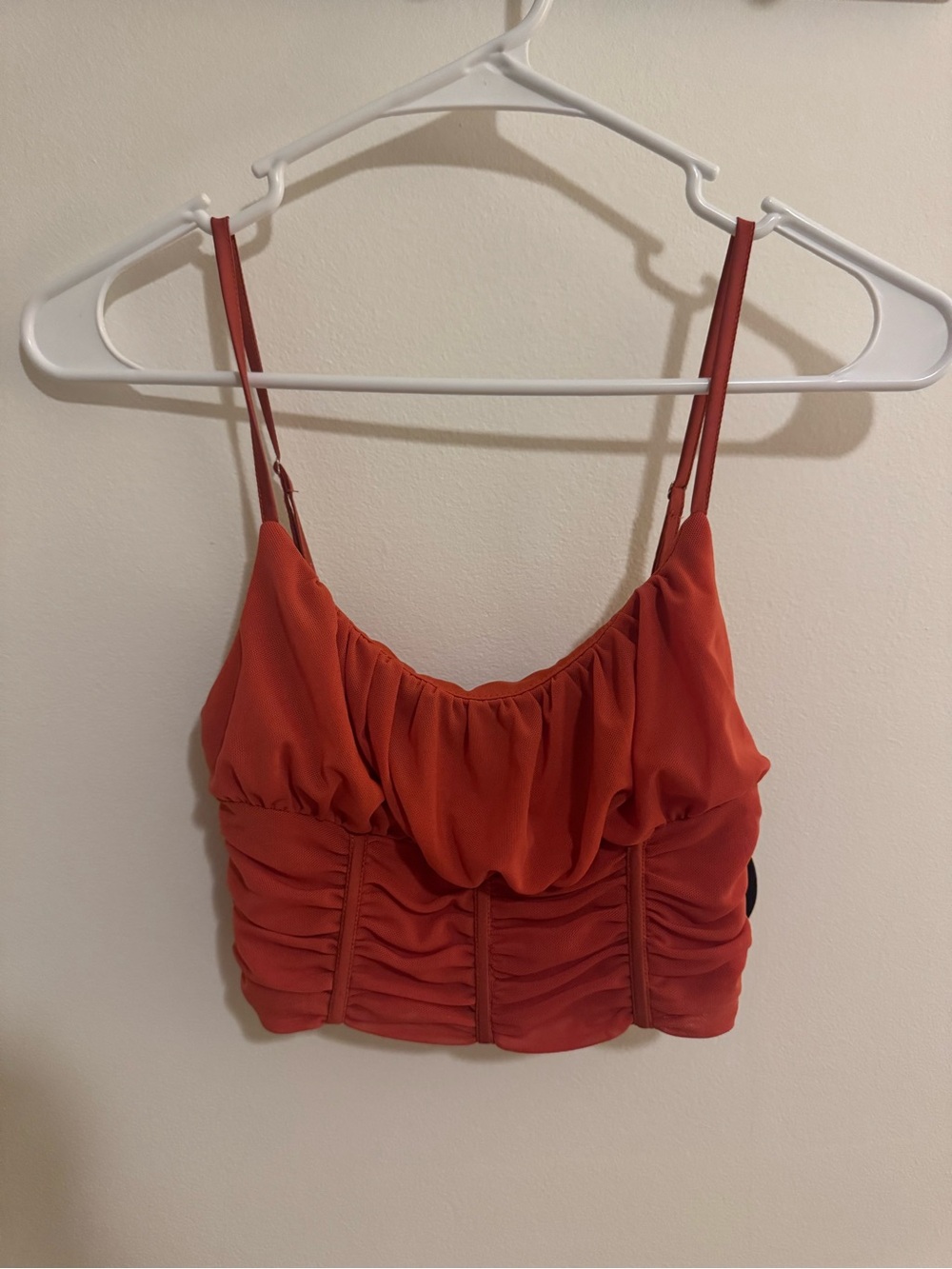 White Fox NWT Tongue Tied Bustier Burnt Orange